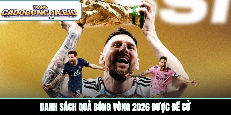 Danh sách quả bóng vòng 2026 được đề cử