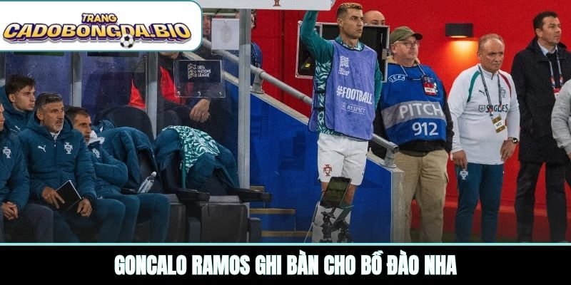 Goncalo Ramos ghi bàn cho Bồ Đào Nha